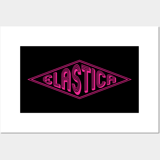 Elastica - Redline Vintage Wajik Wall Art by BELLASOUND